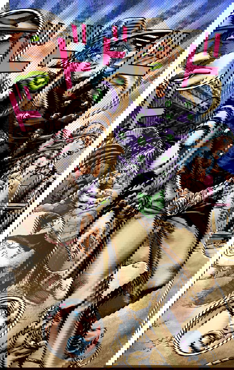 Манга Невероятные Приключения ДжоДжо Часть 7: Steel Ball Run (Цветная версия) - Глава 22 Страница 7