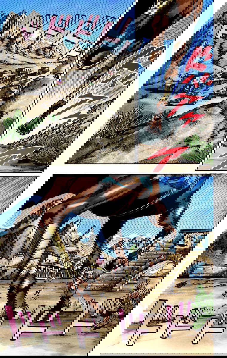 Манга Невероятные Приключения ДжоДжо Часть 7: Steel Ball Run (Цветная версия) - Глава 21 Страница 17