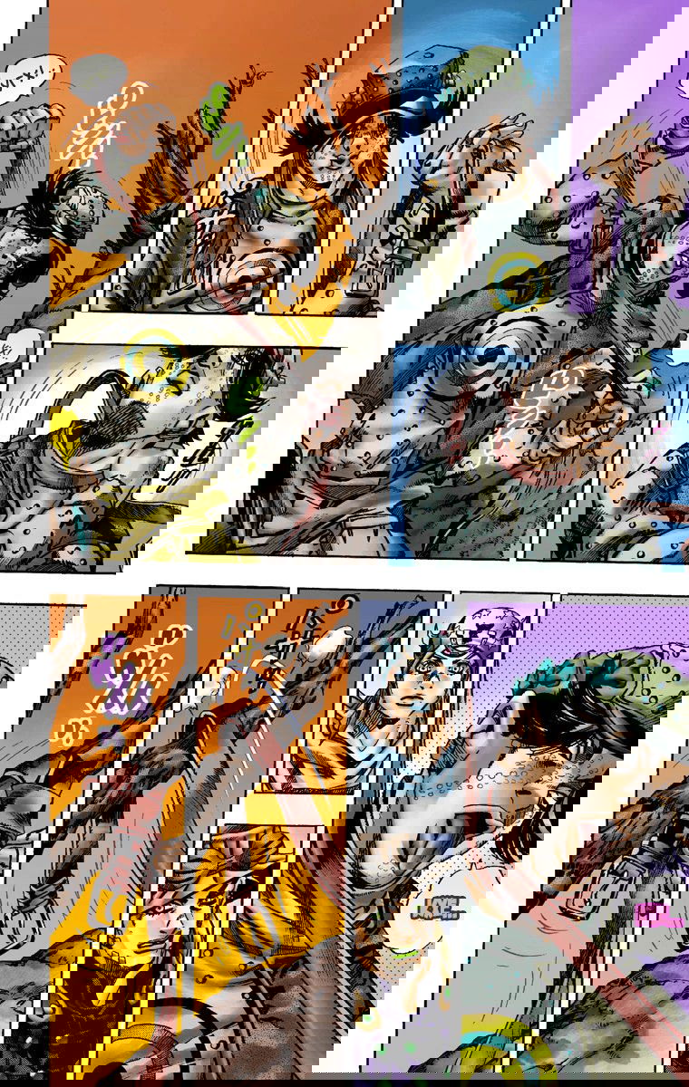 Манга Невероятные Приключения ДжоДжо Часть 7: Steel Ball Run (Цветная версия) - Глава 15 Страница 18