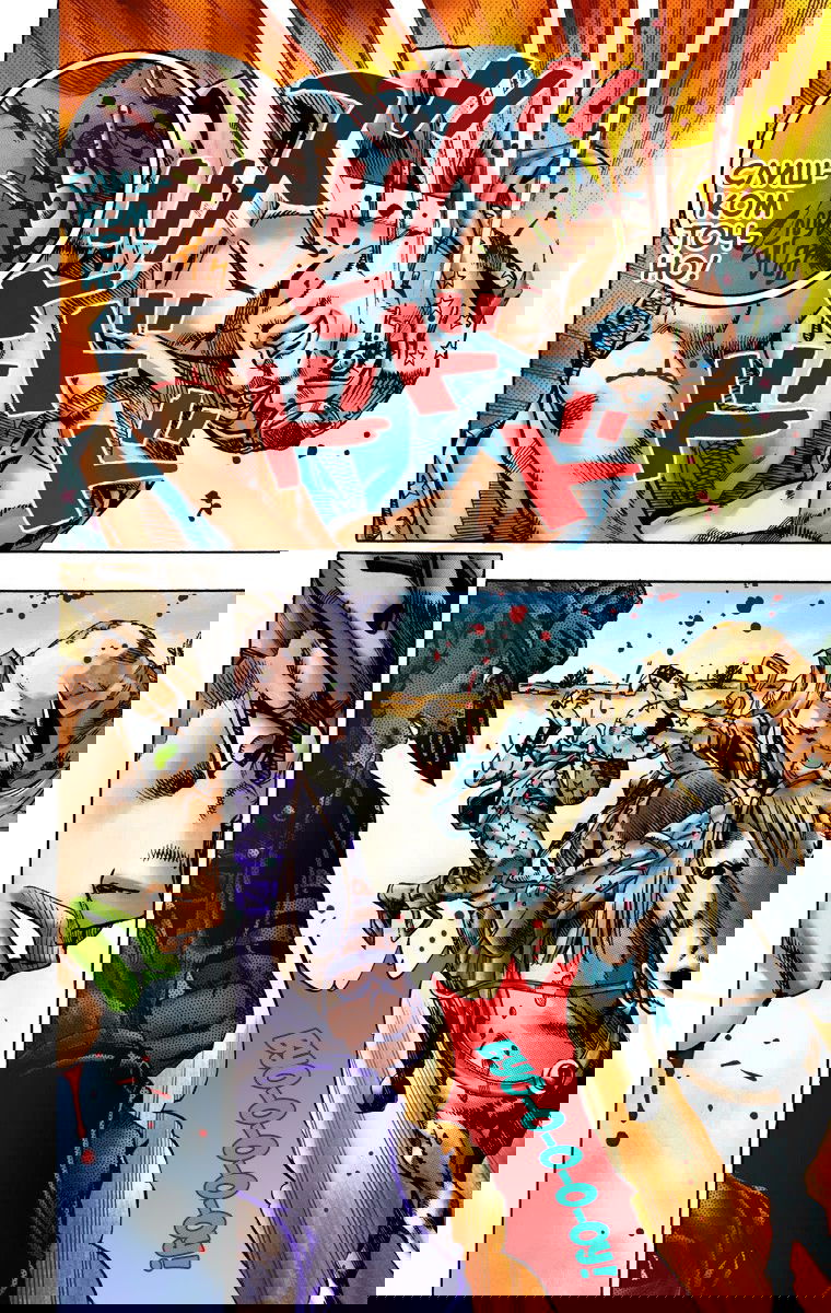 Манга Невероятные Приключения ДжоДжо Часть 7: Steel Ball Run (Цветная версия) - Глава 14 Страница 15