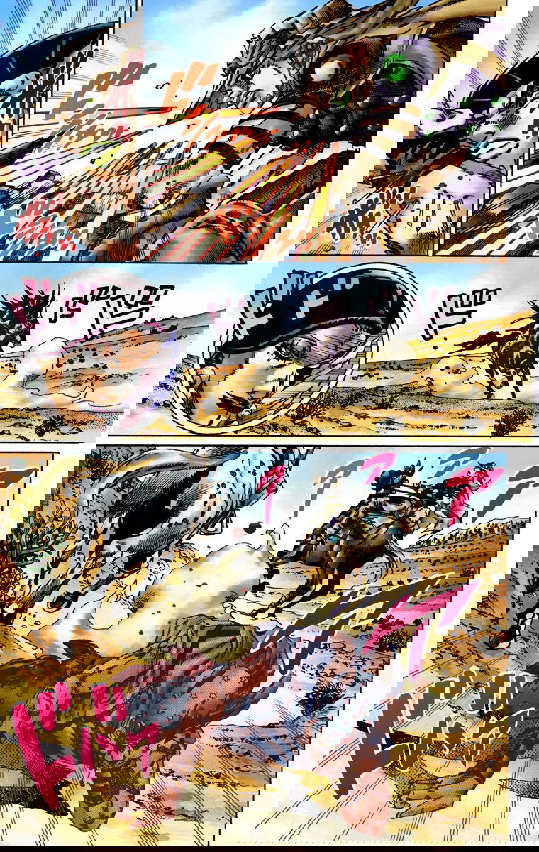 Манга Невероятные Приключения ДжоДжо Часть 7: Steel Ball Run (Цветная версия) - Глава 14 Страница 16