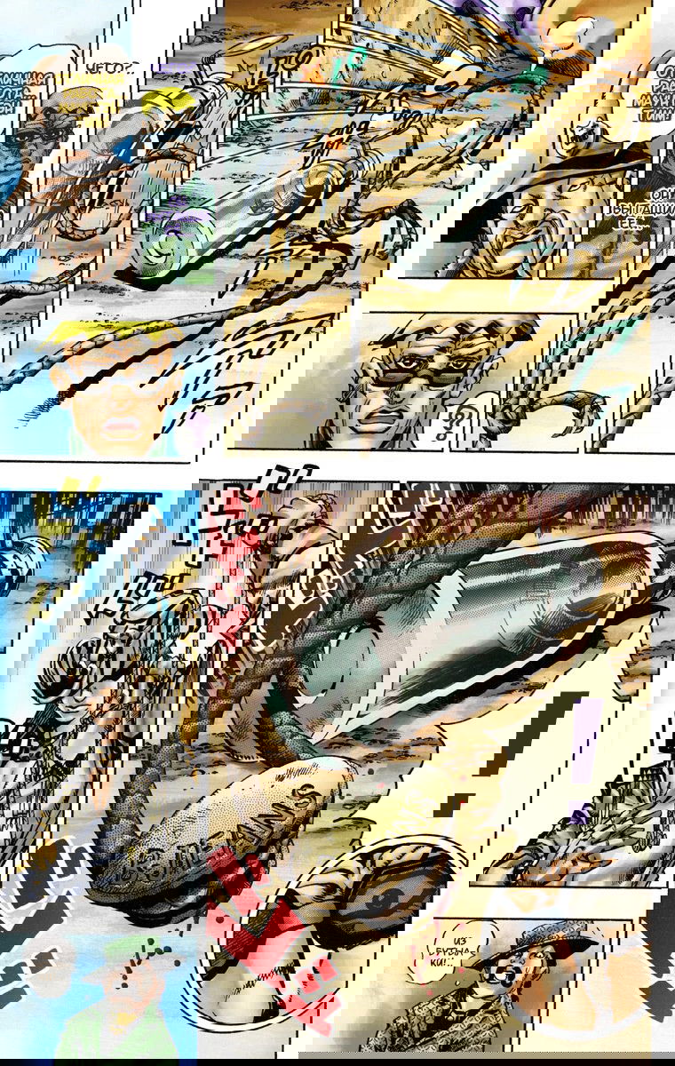 Манга Невероятные Приключения ДжоДжо Часть 7: Steel Ball Run (Цветная версия) - Глава 13 Страница 12