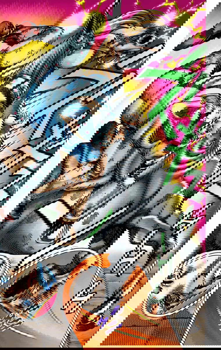 Манга Невероятные Приключения ДжоДжо Часть 7: Steel Ball Run (Цветная версия) - Глава 12 Страница 25