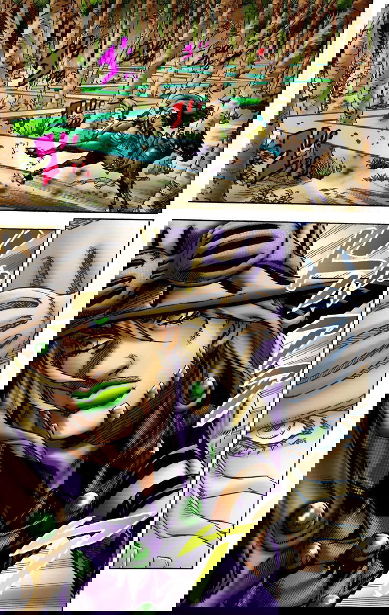 Манга Невероятные Приключения ДжоДжо Часть 7: Steel Ball Run (Цветная версия) - Глава 8 Страница 12