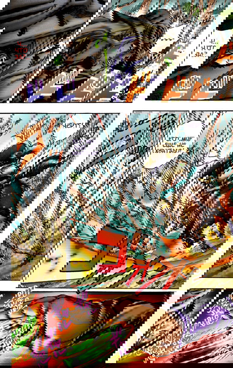 Манга Невероятные Приключения ДжоДжо Часть 7: Steel Ball Run (Цветная версия) - Глава 8 Страница 18