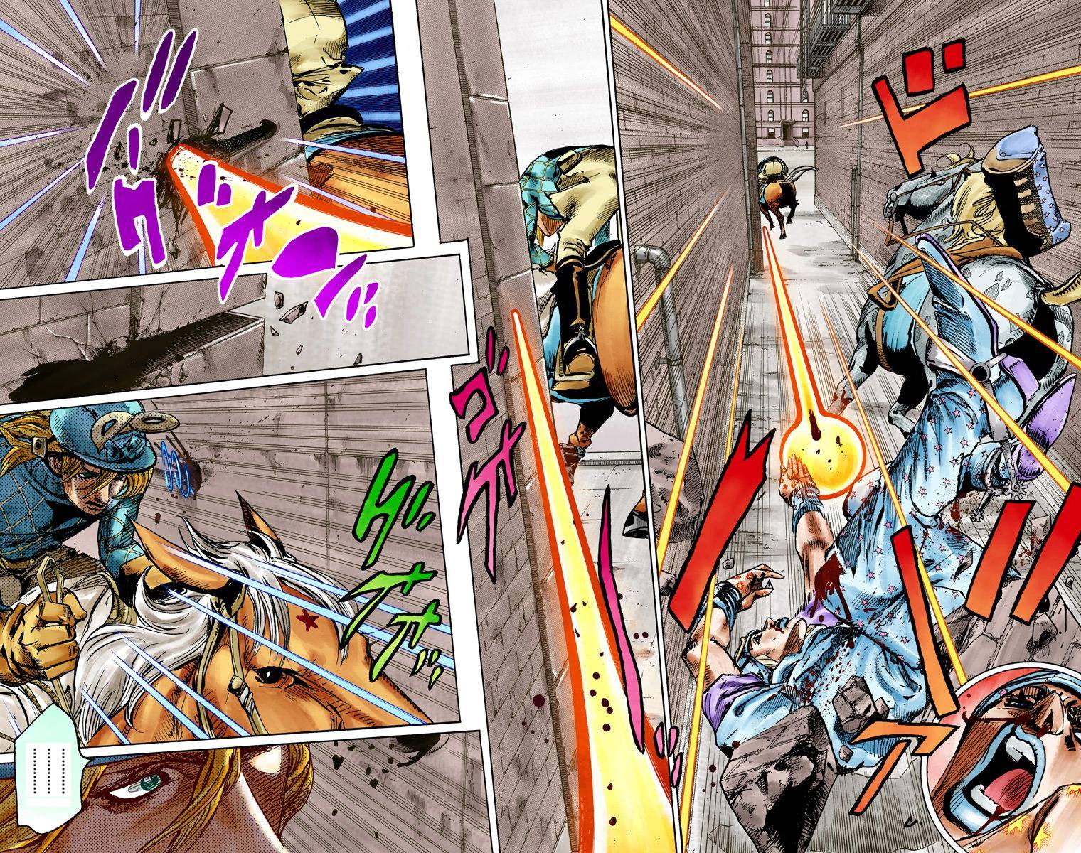 Манга Невероятные Приключения ДжоДжо Часть 7: Steel Ball Run (Цветная версия) - Глава 92 Страница 4