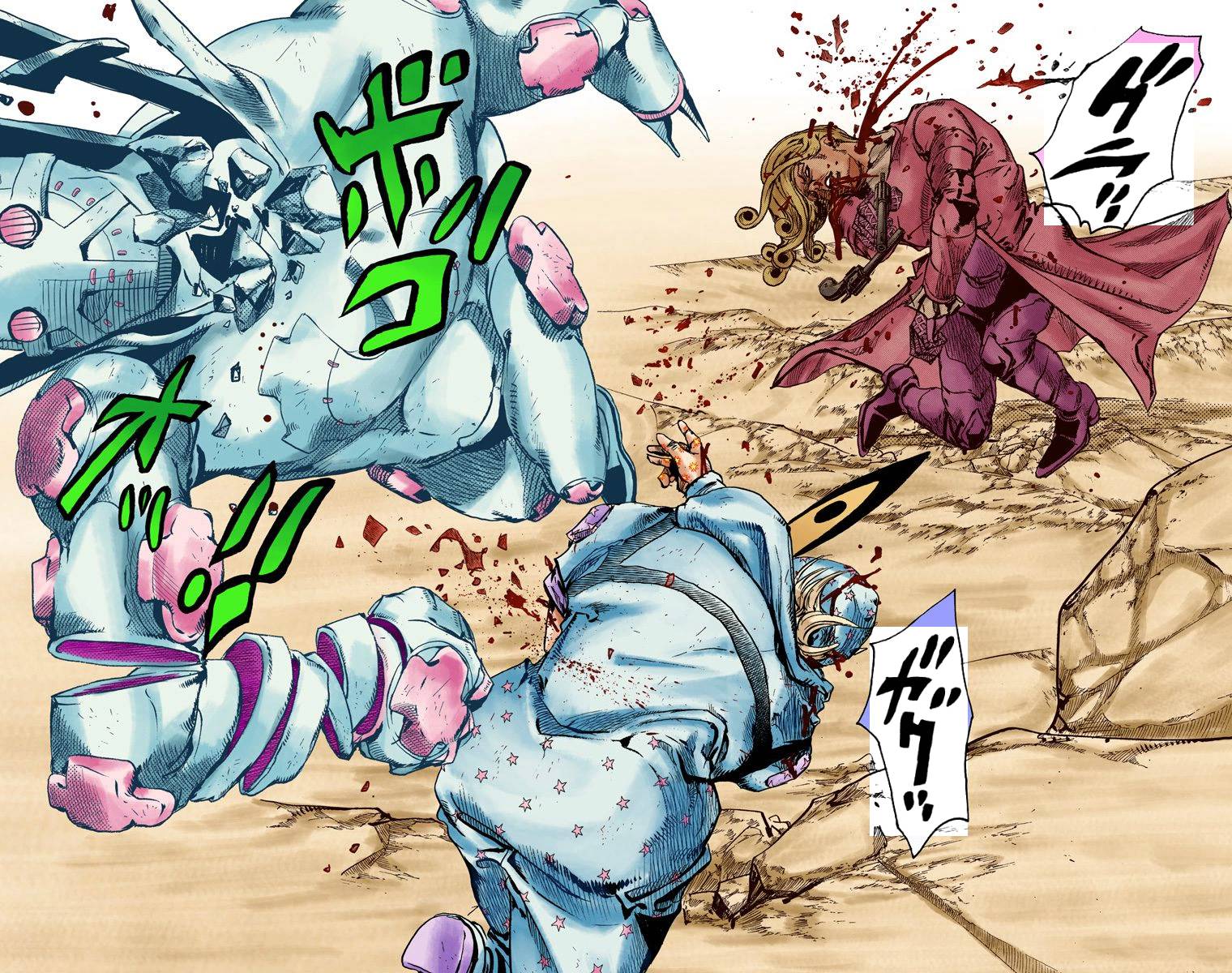 Манга Невероятные Приключения ДжоДжо Часть 7: Steel Ball Run (Цветная версия) - Глава 89 Страница 17