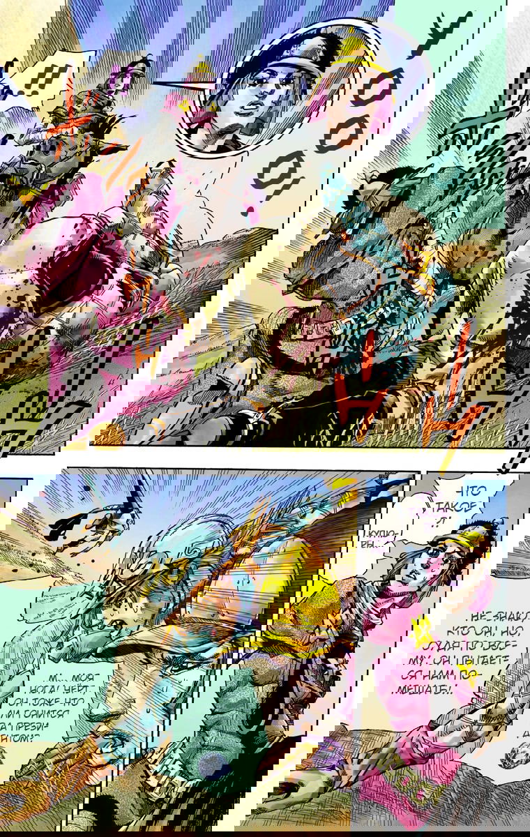 Манга Невероятные Приключения ДжоДжо Часть 7: Steel Ball Run (Цветная версия) - Глава 74 Страница 30