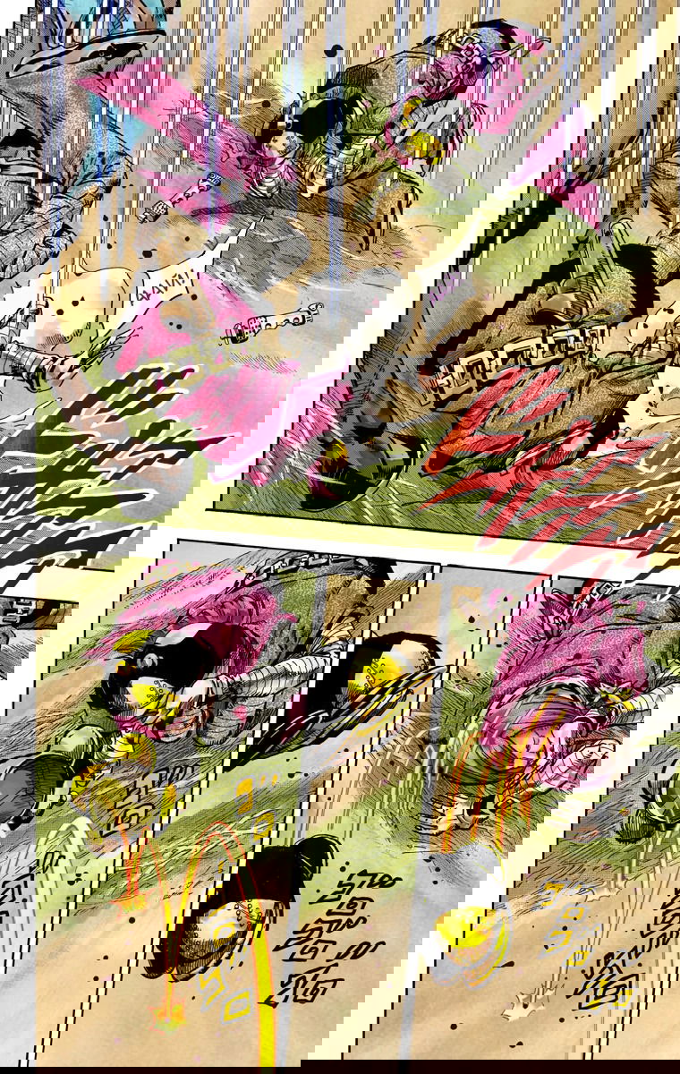 Манга Невероятные Приключения ДжоДжо Часть 7: Steel Ball Run (Цветная версия) - Глава 74 Страница 34