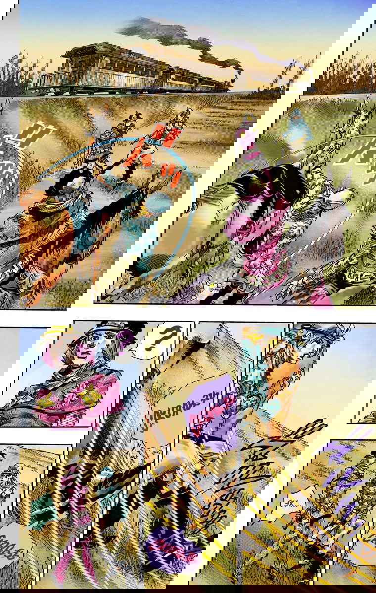 Манга Невероятные Приключения ДжоДжо Часть 7: Steel Ball Run (Цветная версия) - Глава 74 Страница 26