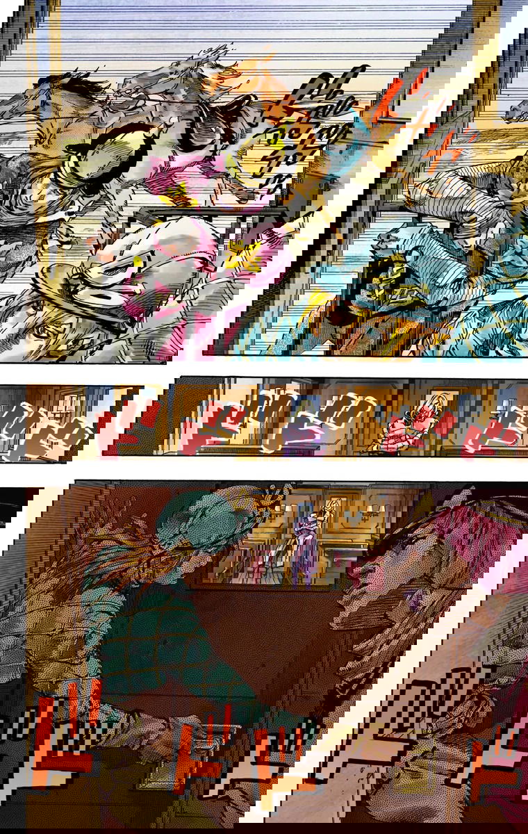 Манга Невероятные Приключения ДжоДжо Часть 7: Steel Ball Run (Цветная версия) - Глава 74 Страница 17
