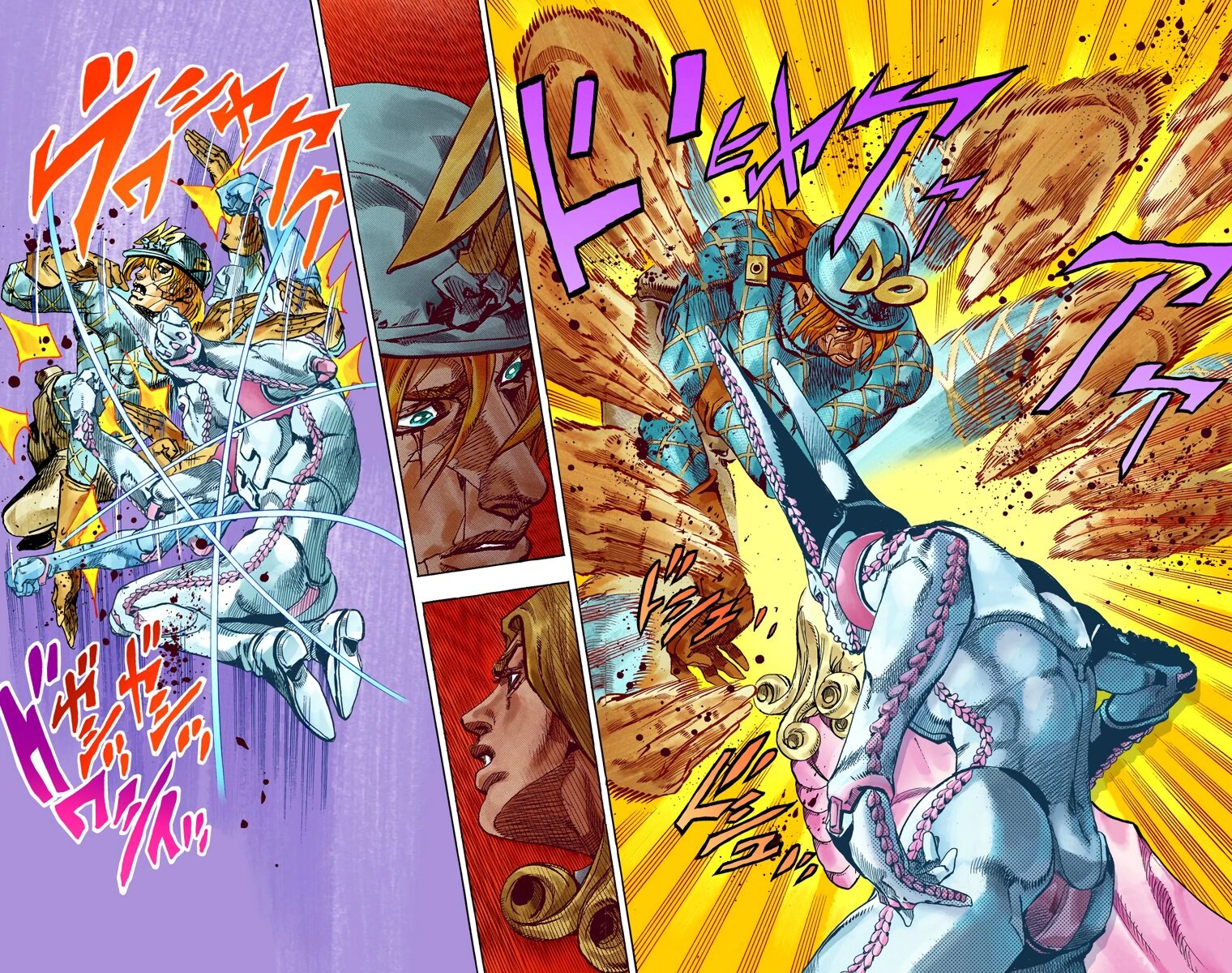 Манга Невероятные Приключения ДжоДжо Часть 7: Steel Ball Run (Цветная версия) - Глава 75 Страница 9