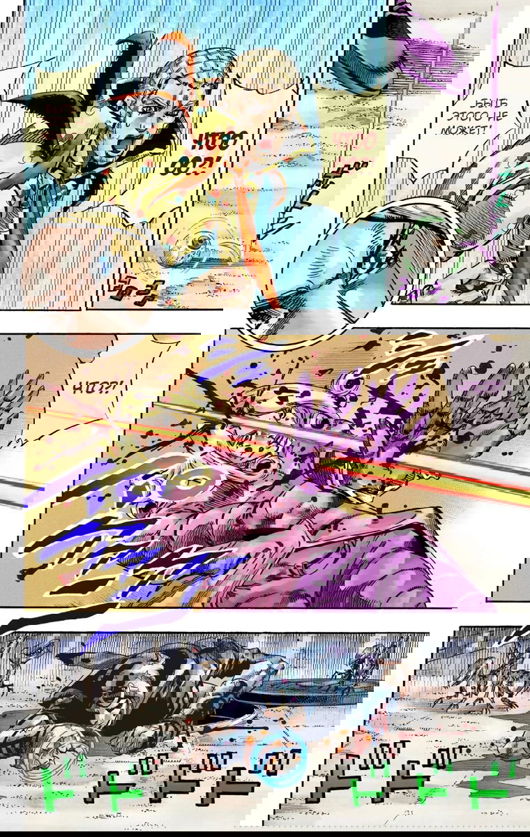 Манга Невероятные Приключения ДжоДжо Часть 7: Steel Ball Run (Цветная версия) - Глава 70 Страница 10