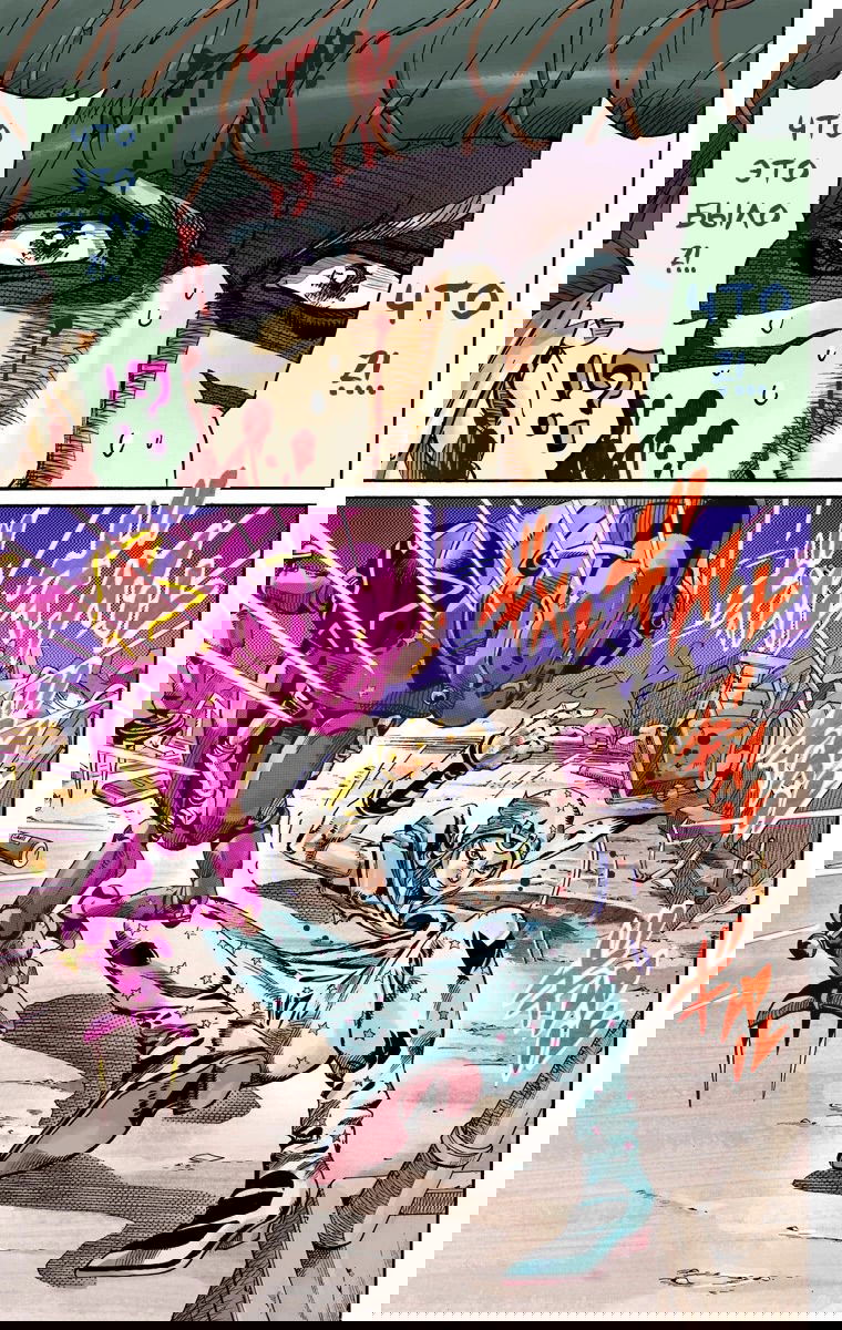 Манга Невероятные Приключения ДжоДжо Часть 7: Steel Ball Run (Цветная версия) - Глава 59 Страница 10