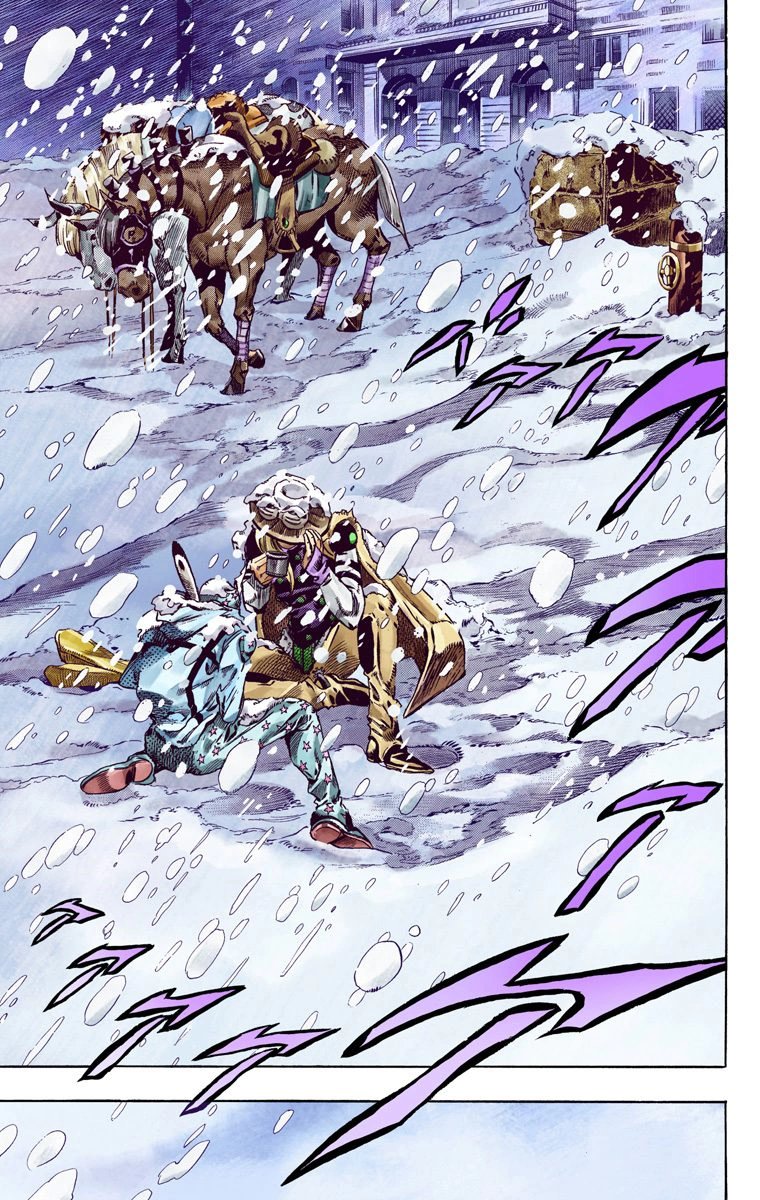 Манга Невероятные Приключения ДжоДжо Часть 7: Steel Ball Run (Цветная версия) - Глава 48 Страница 21