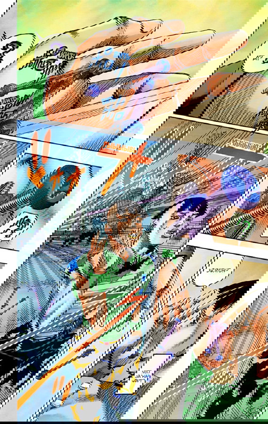 Манга Невероятные Приключения ДжоДжо Часть 8: Джоджолион (цветная версия) - Глава 20 Страница 32