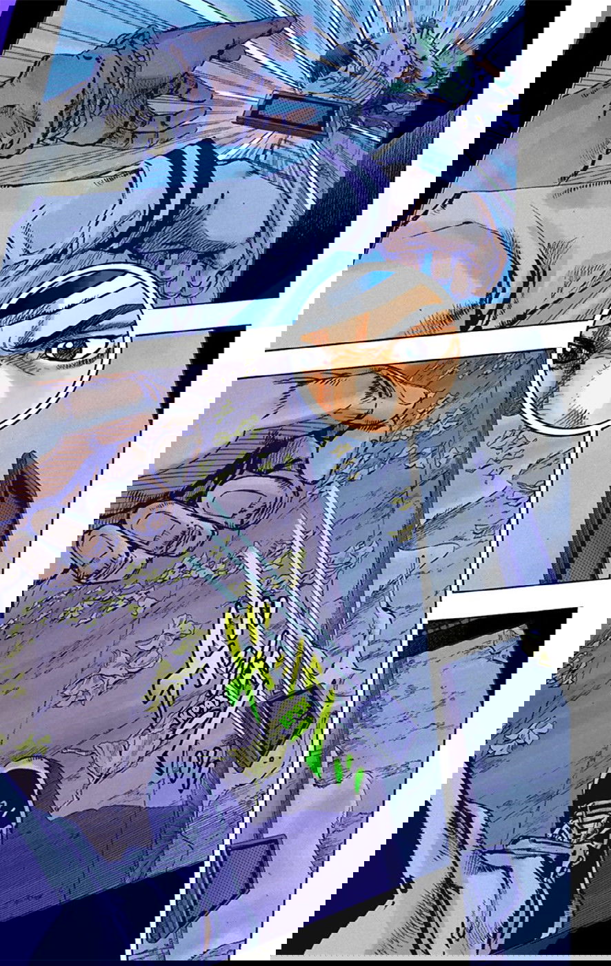 Манга Невероятные Приключения ДжоДжо Часть 8: Джоджолион (цветная версия) - Глава 19 Страница 28