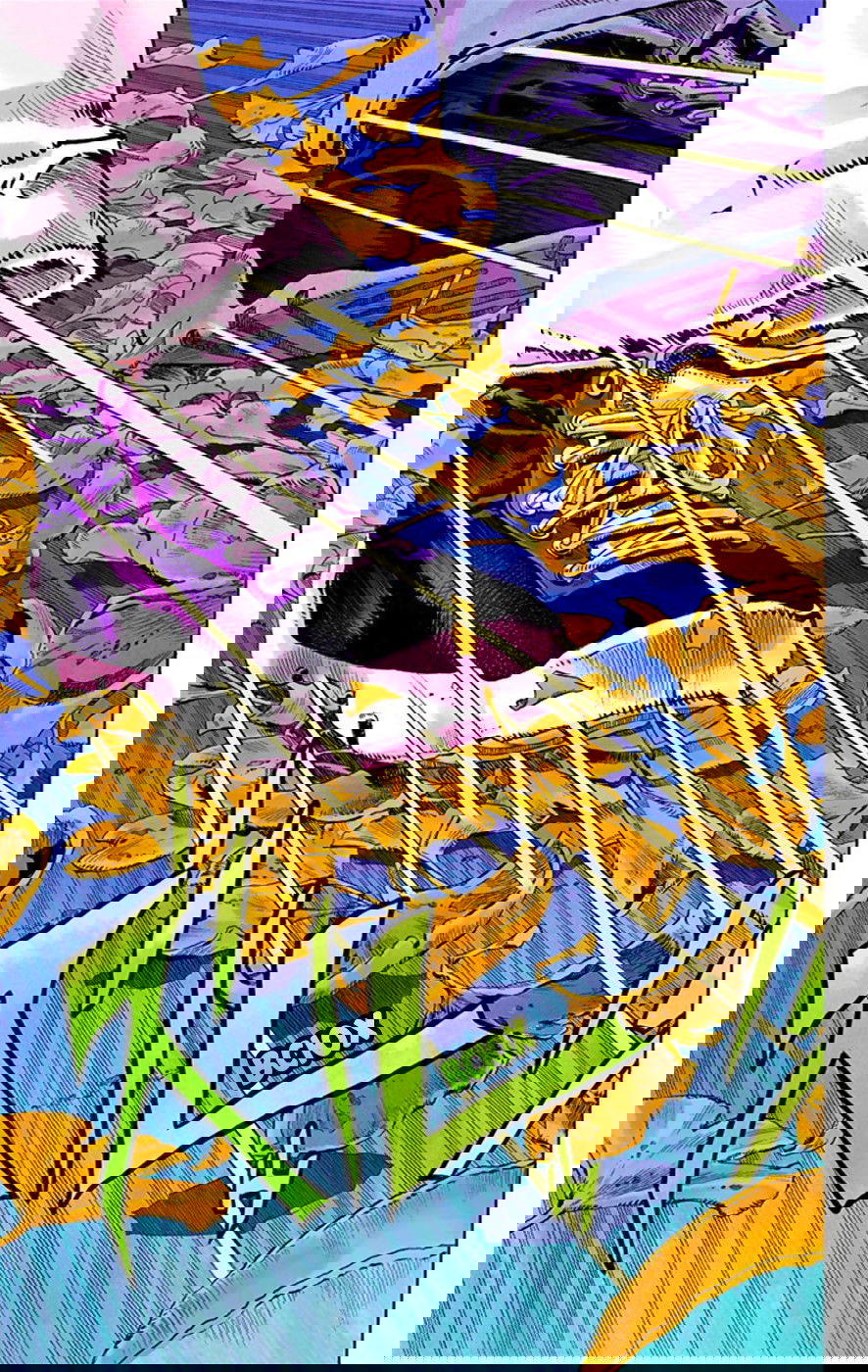 Манга Невероятные Приключения ДжоДжо Часть 8: Джоджолион (цветная версия) - Глава 18 Страница 45