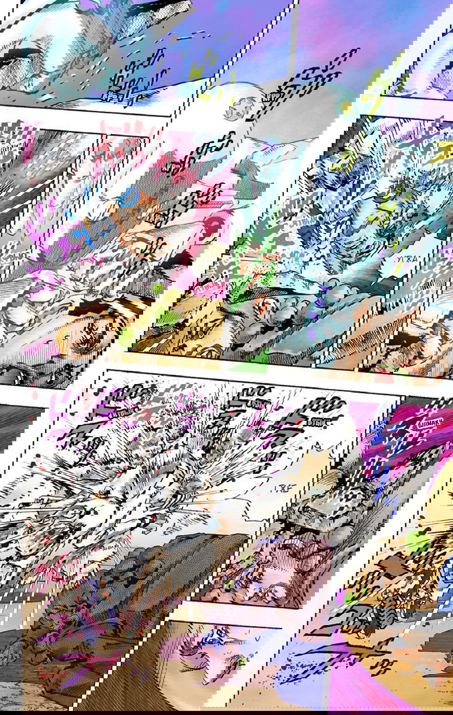 Манга Невероятные Приключения ДжоДжо Часть 8: Джоджолион (цветная версия) - Глава 28 Страница 4