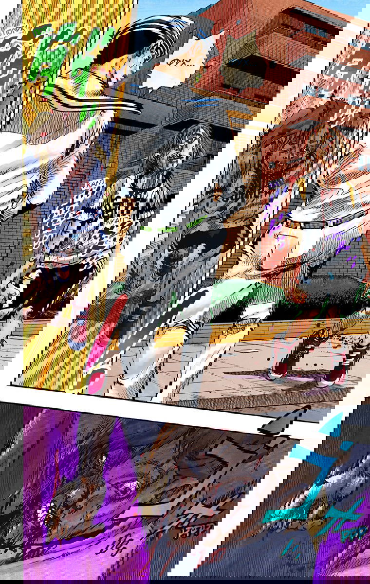 Манга Невероятные Приключения ДжоДжо Часть 8: Джоджолион (цветная версия) - Глава 60 Страница 22