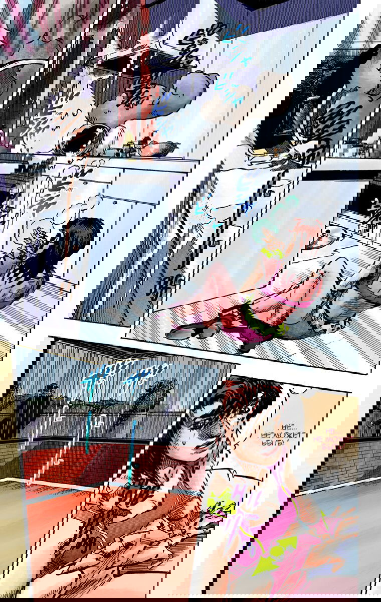 Манга Невероятные Приключения ДжоДжо Часть 8: Джоджолион (цветная версия) - Глава 91 Страница 26