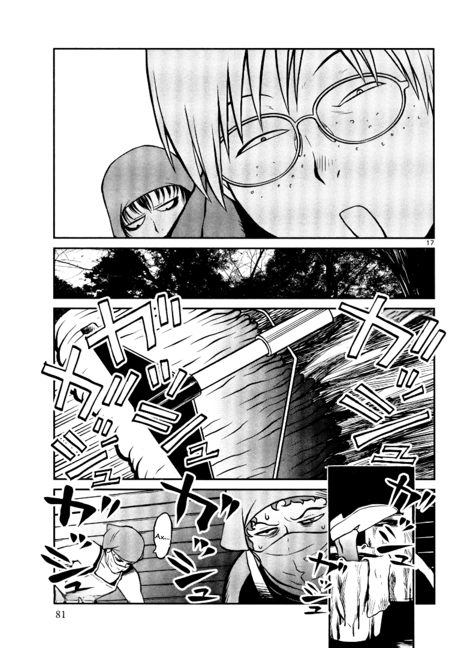 Манга Черная лагуна: Расчленяющая уборщица Сойер! Окровавленная девушка - Глава 32 Страница 18