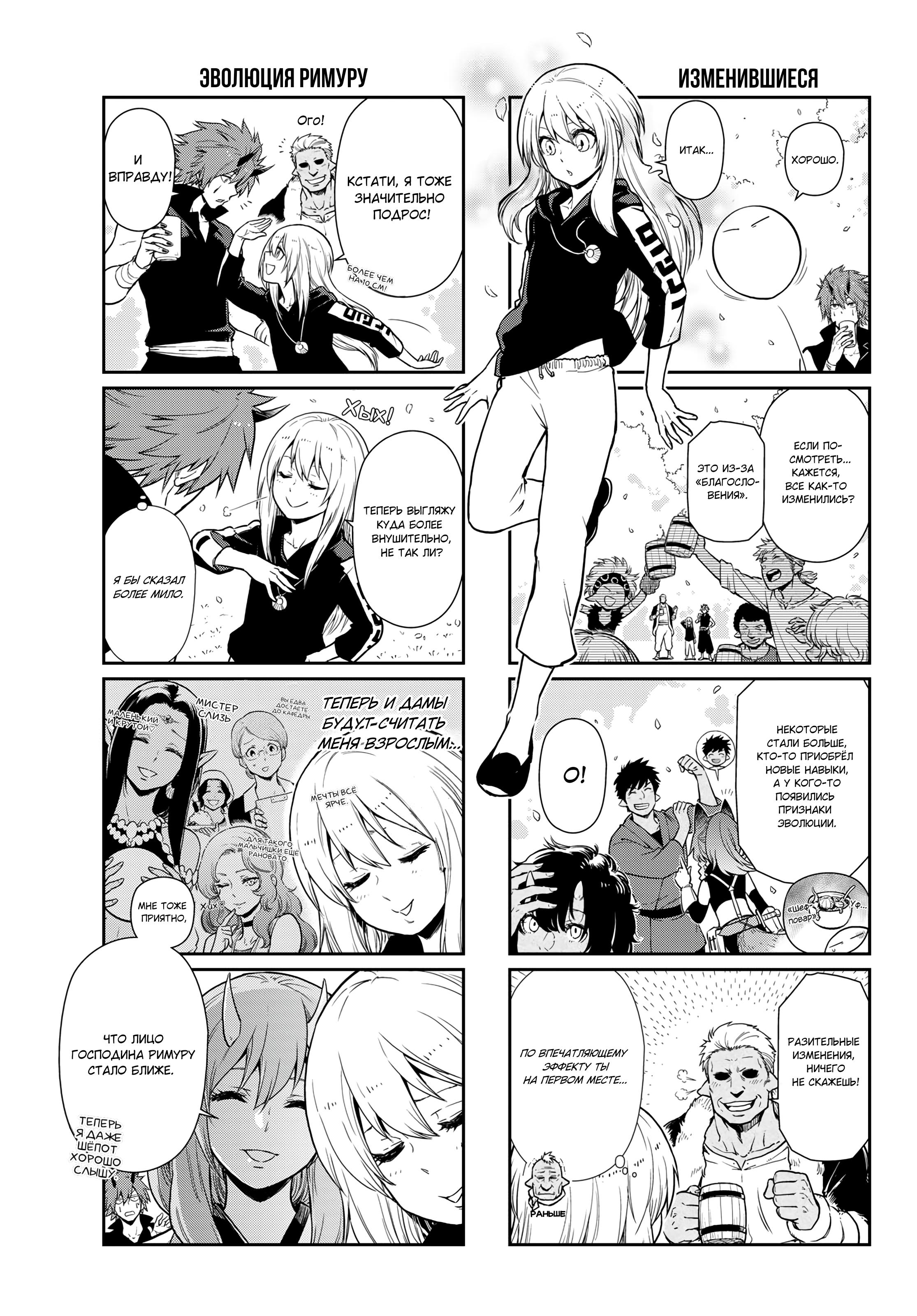 Манга О моём перерождении в слизь. Дневник слизи-попаданца. - Глава 64 Страница 4