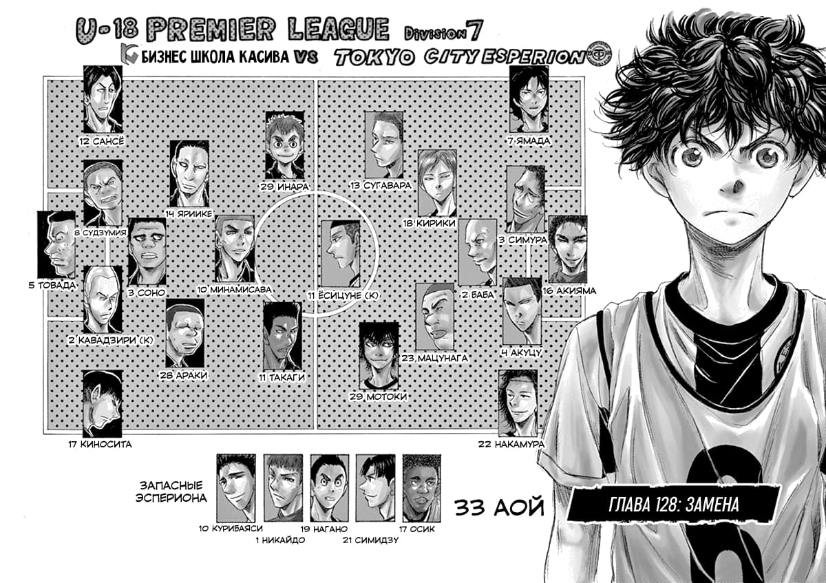 Манга Ао Аши - Глава 128 Страница 2