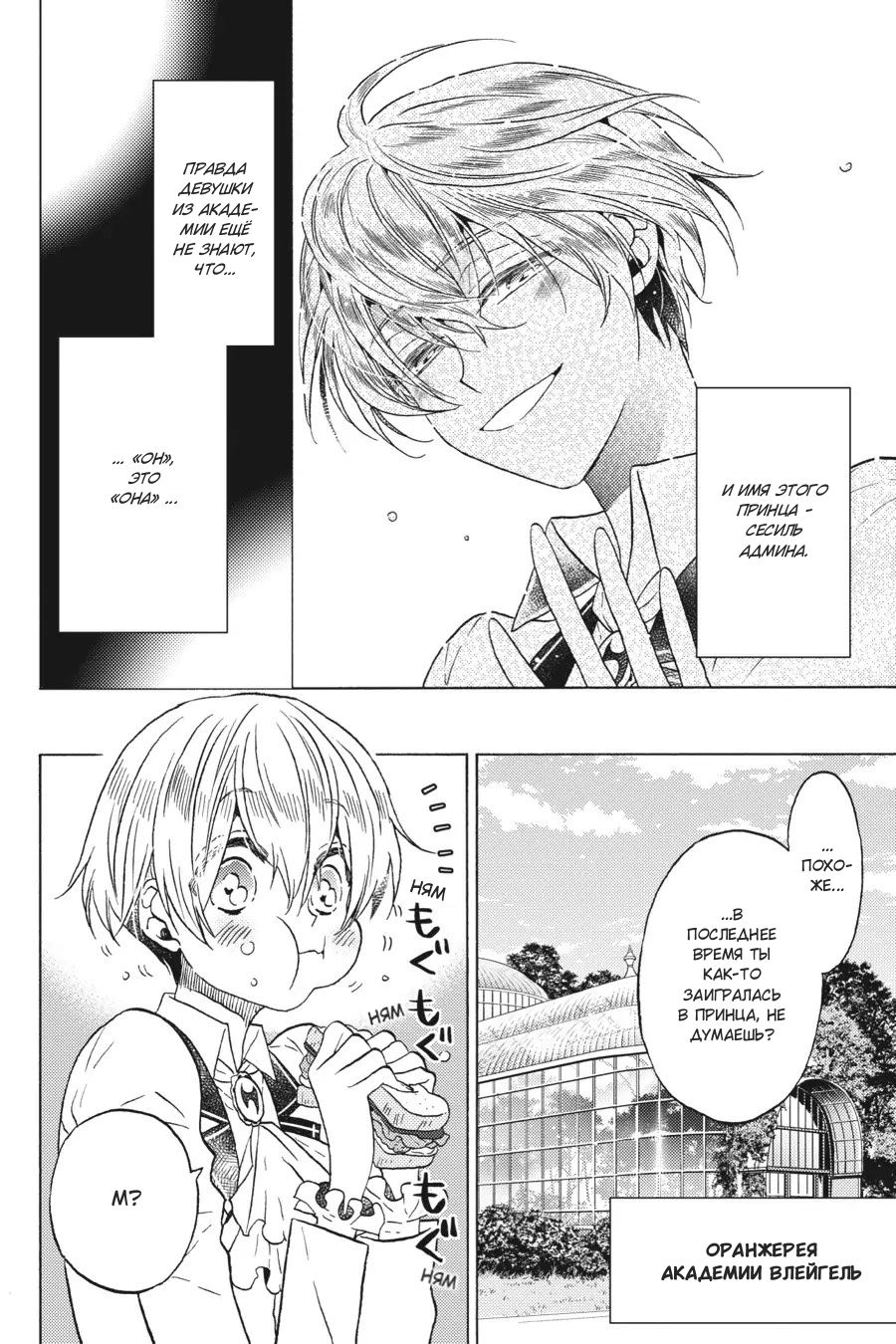 Манга Злодейка Сесилия Сильви не хочет умирать, поэтому решила переодеться парнем! - Глава 12 Страница 6