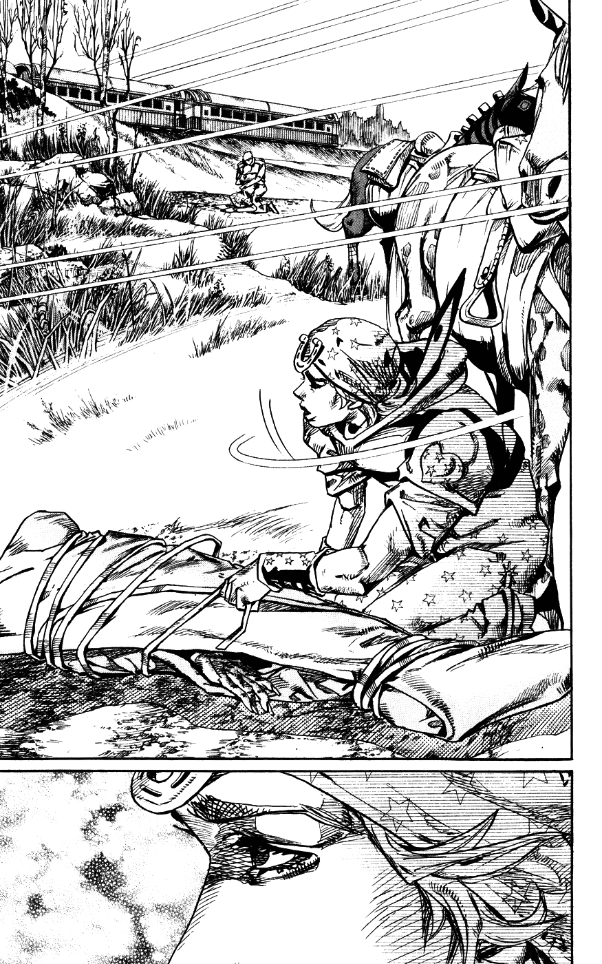 Манга Невероятные Приключения ДжоДжо Часть 7: Steel Ball Run - Глава 90 Страница 3
