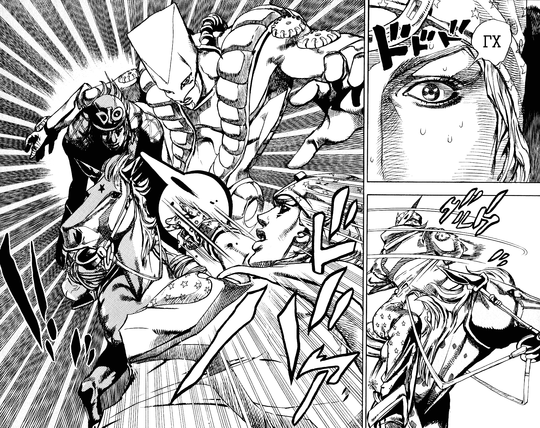Манга Невероятные Приключения ДжоДжо Часть 7: Steel Ball Run - Глава 90 Страница 35
