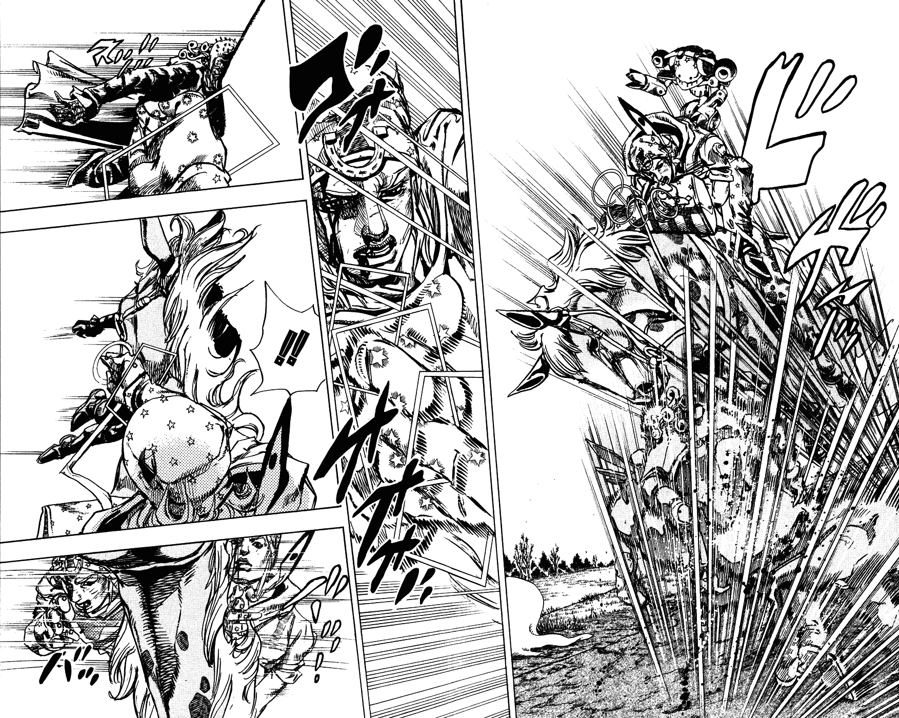 Манга Невероятные Приключения ДжоДжо Часть 7: Steel Ball Run - Глава 85 Страница 17