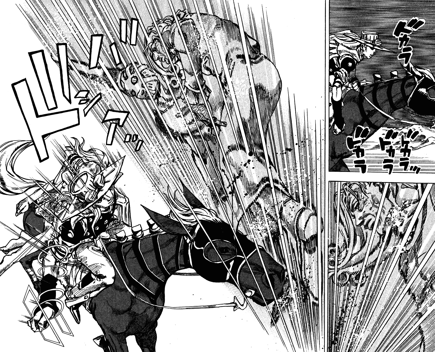 Манга Невероятные Приключения ДжоДжо Часть 7: Steel Ball Run - Глава 84 Страница 9