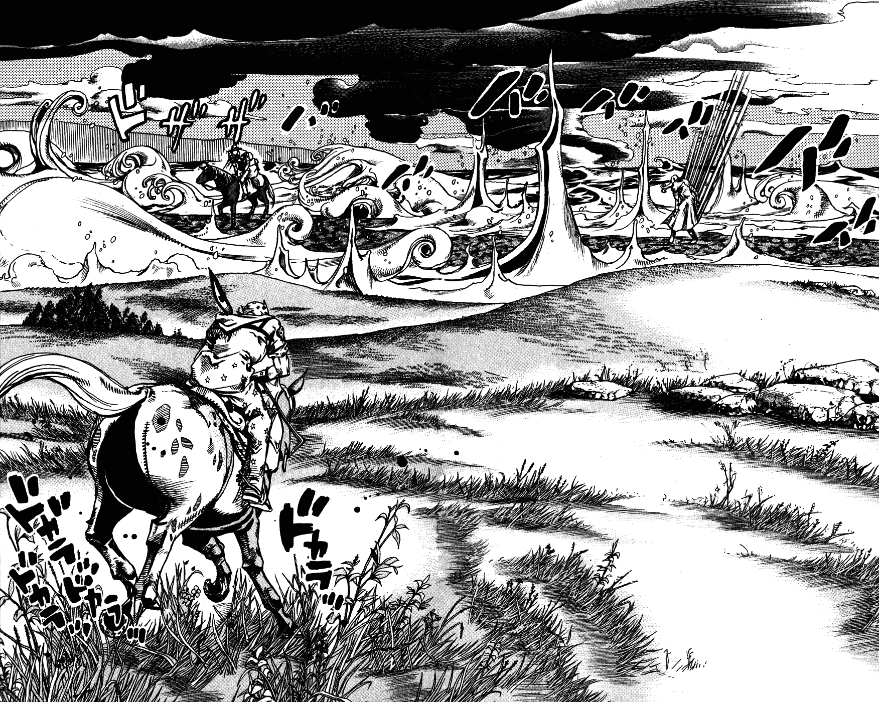 Манга Невероятные Приключения ДжоДжо Часть 7: Steel Ball Run - Глава 84 Страница 3