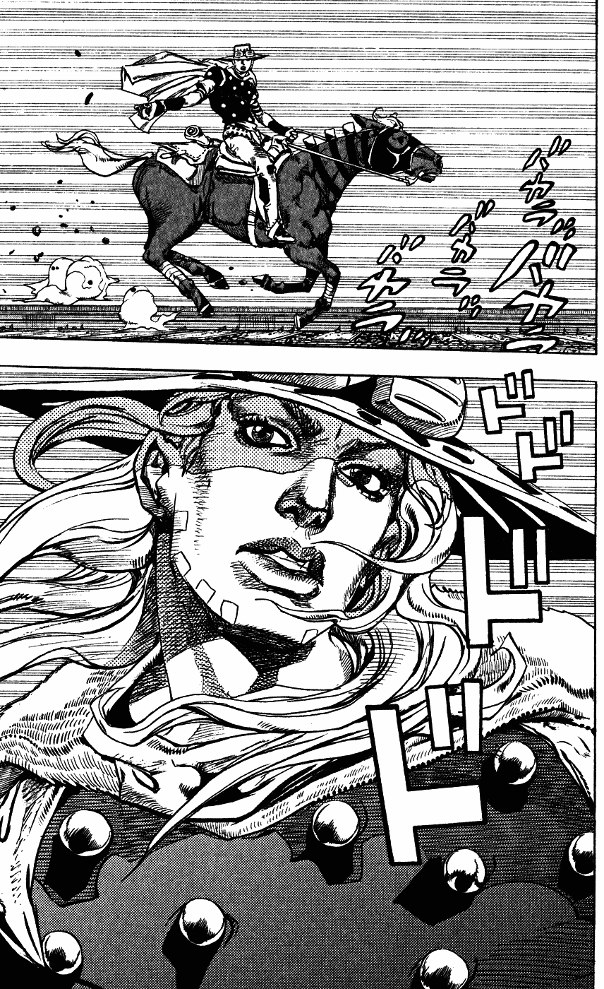 Манга Невероятные Приключения ДжоДжо Часть 7: Steel Ball Run - Глава 81 Страница 10