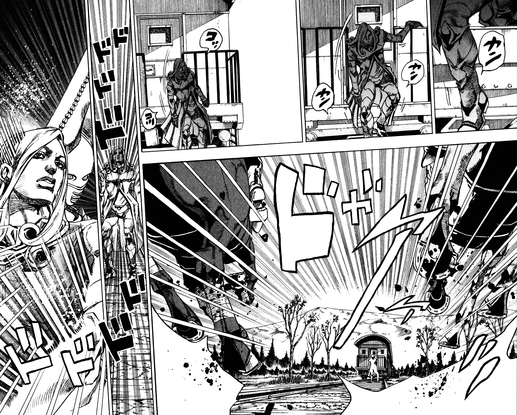 Манга Невероятные Приключения ДжоДжо Часть 7: Steel Ball Run - Глава 80 Страница 13