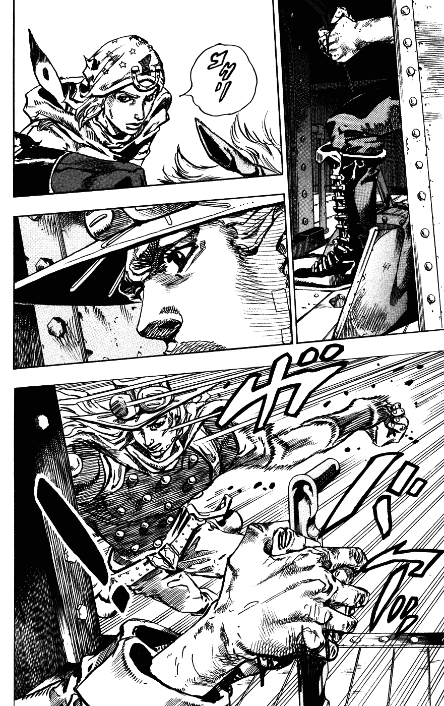 Манга Невероятные Приключения ДжоДжо Часть 7: Steel Ball Run - Глава 78 Страница 9