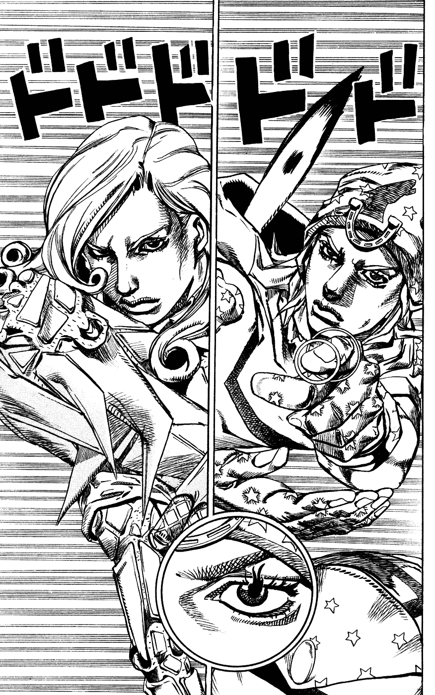 Манга Невероятные Приключения ДжоДжо Часть 7: Steel Ball Run - Глава 78 Страница 23