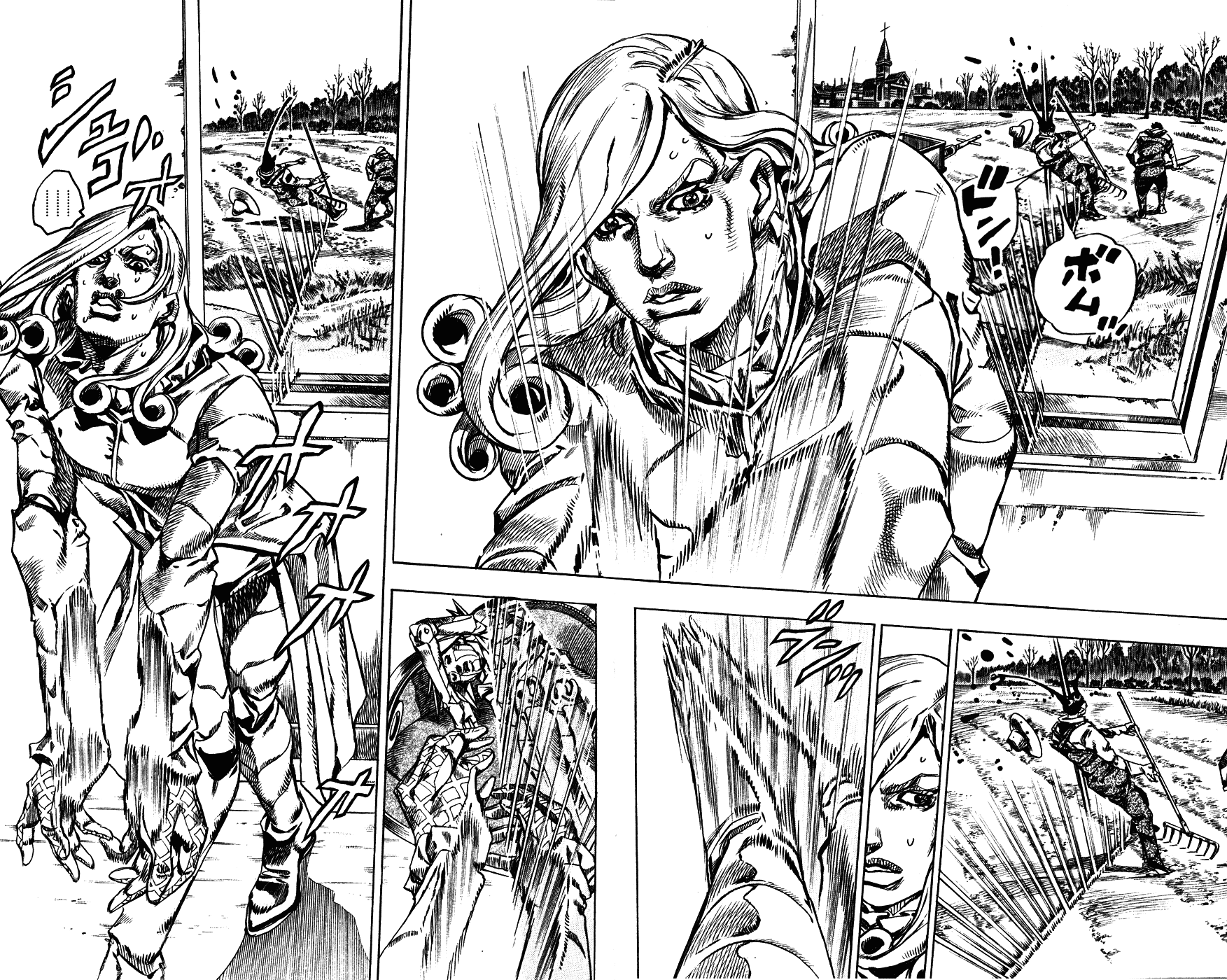 Манга Невероятные Приключения ДжоДжо Часть 7: Steel Ball Run - Глава 78 Страница 32