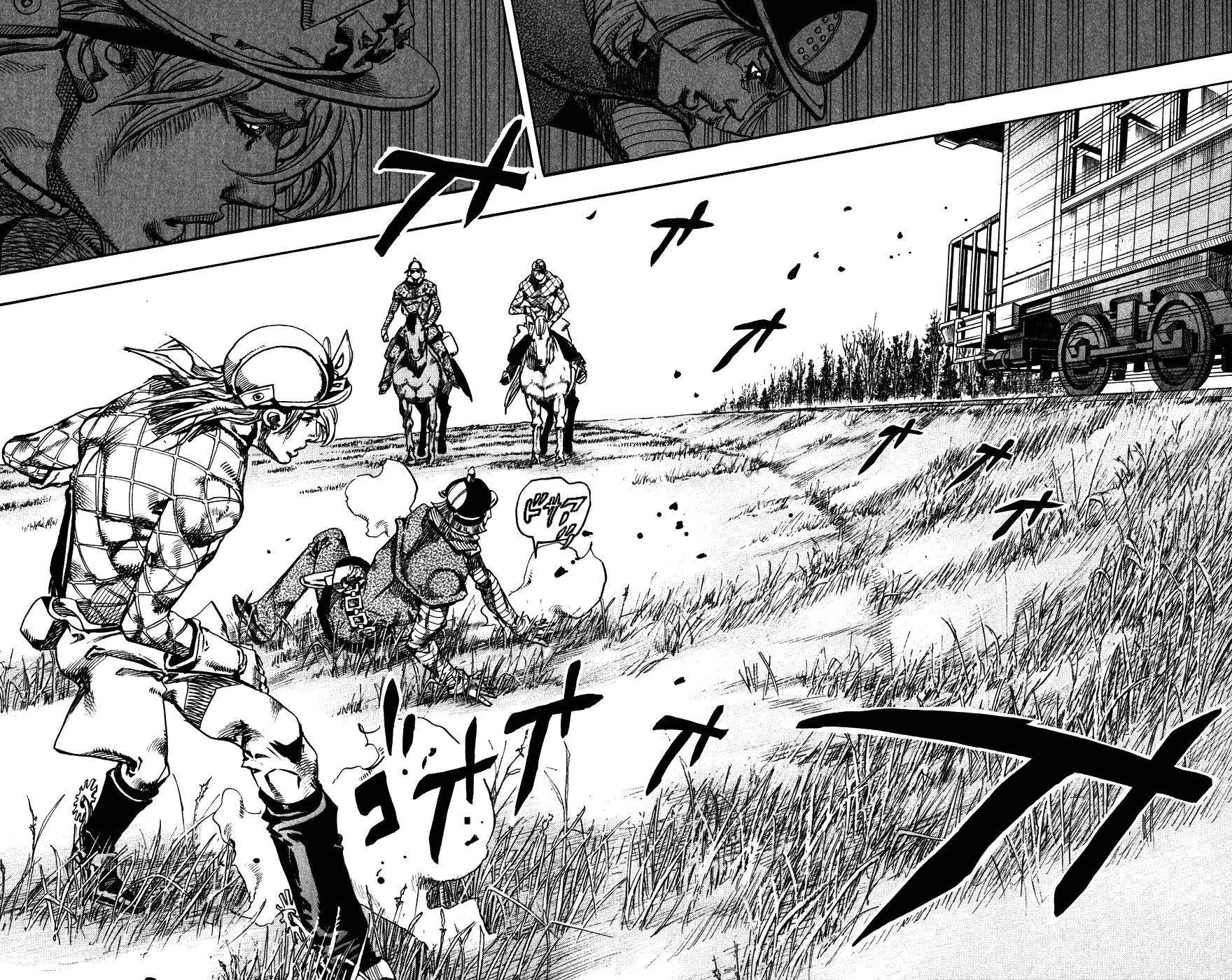 Манга Невероятные Приключения ДжоДжо Часть 7: Steel Ball Run - Глава 74 Страница 23