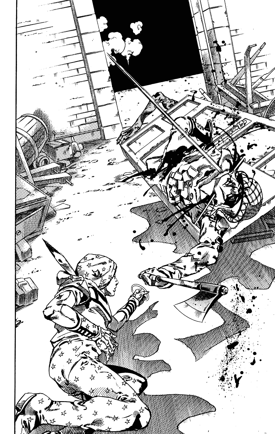 Манга Невероятные Приключения ДжоДжо Часть 7: Steel Ball Run - Глава 59 Страница 45