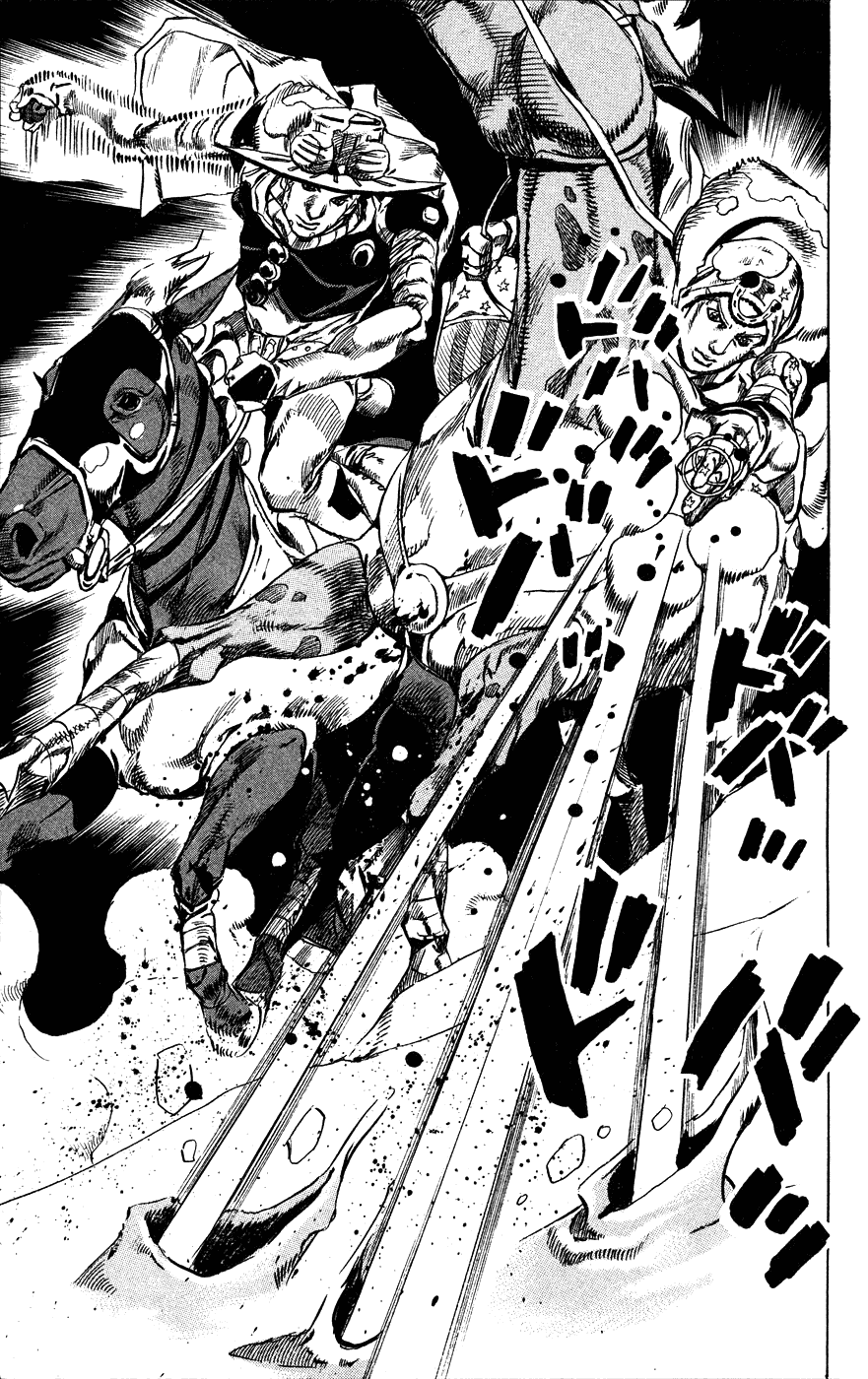 Манга Невероятные Приключения ДжоДжо Часть 7: Steel Ball Run - Глава 55 Страница 17