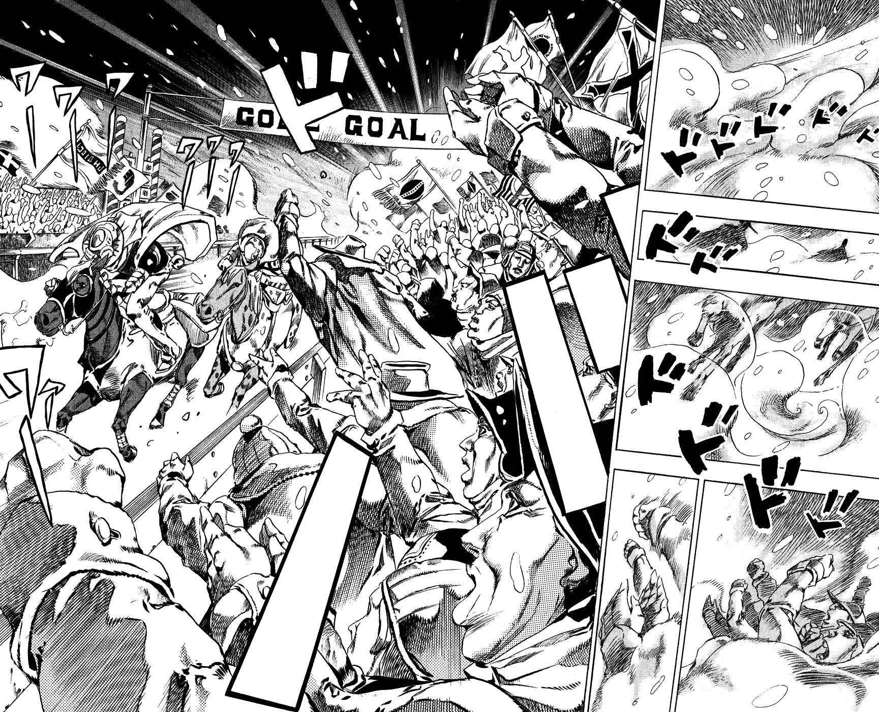 Манга Невероятные Приключения ДжоДжо Часть 7: Steel Ball Run - Глава 55 Страница 23