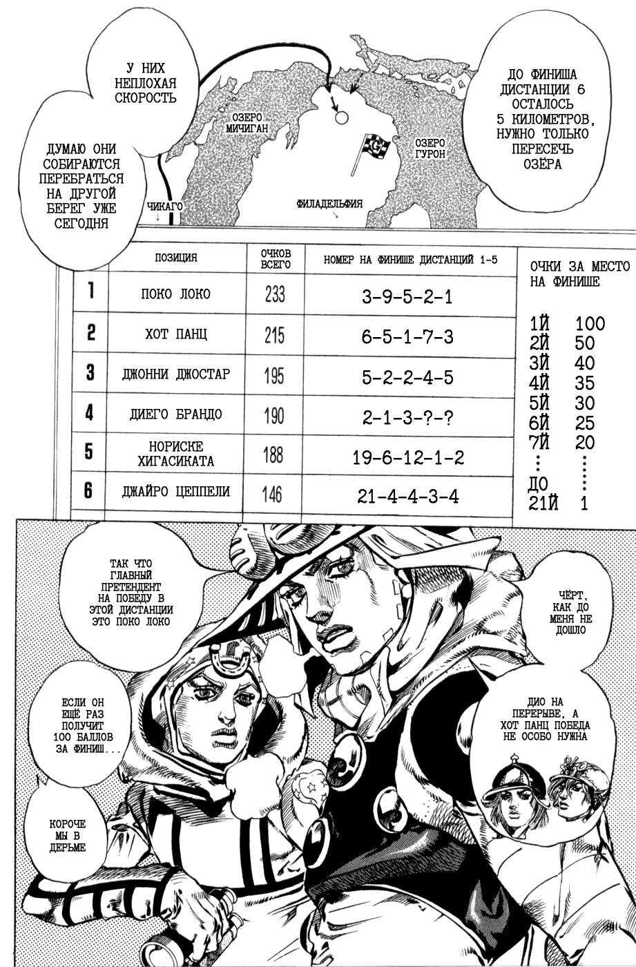 Манга Невероятные Приключения ДжоДжо Часть 7: Steel Ball Run - Глава 51 Страница 32
