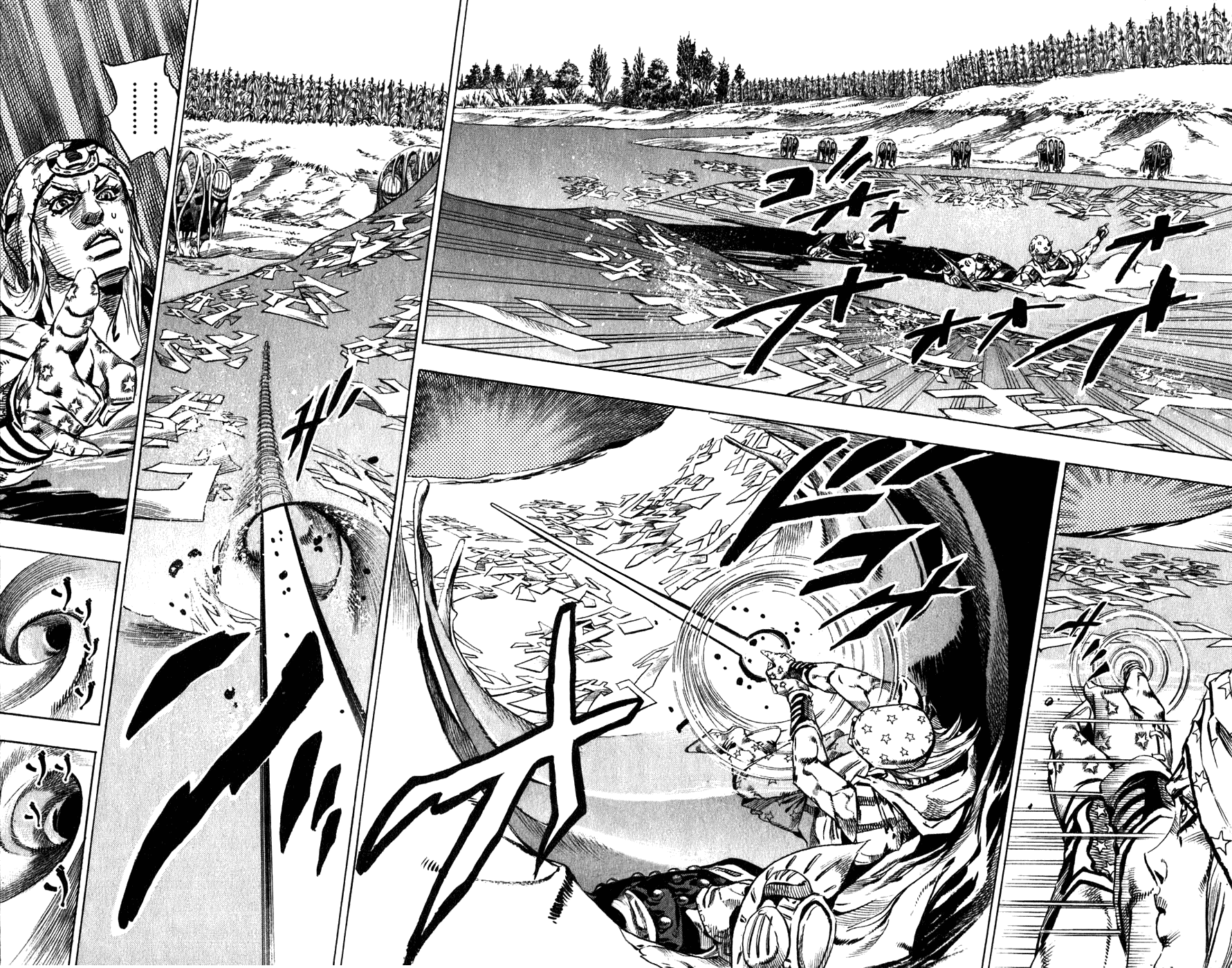 Манга Невероятные Приключения ДжоДжо Часть 7: Steel Ball Run - Глава 44 Страница 3