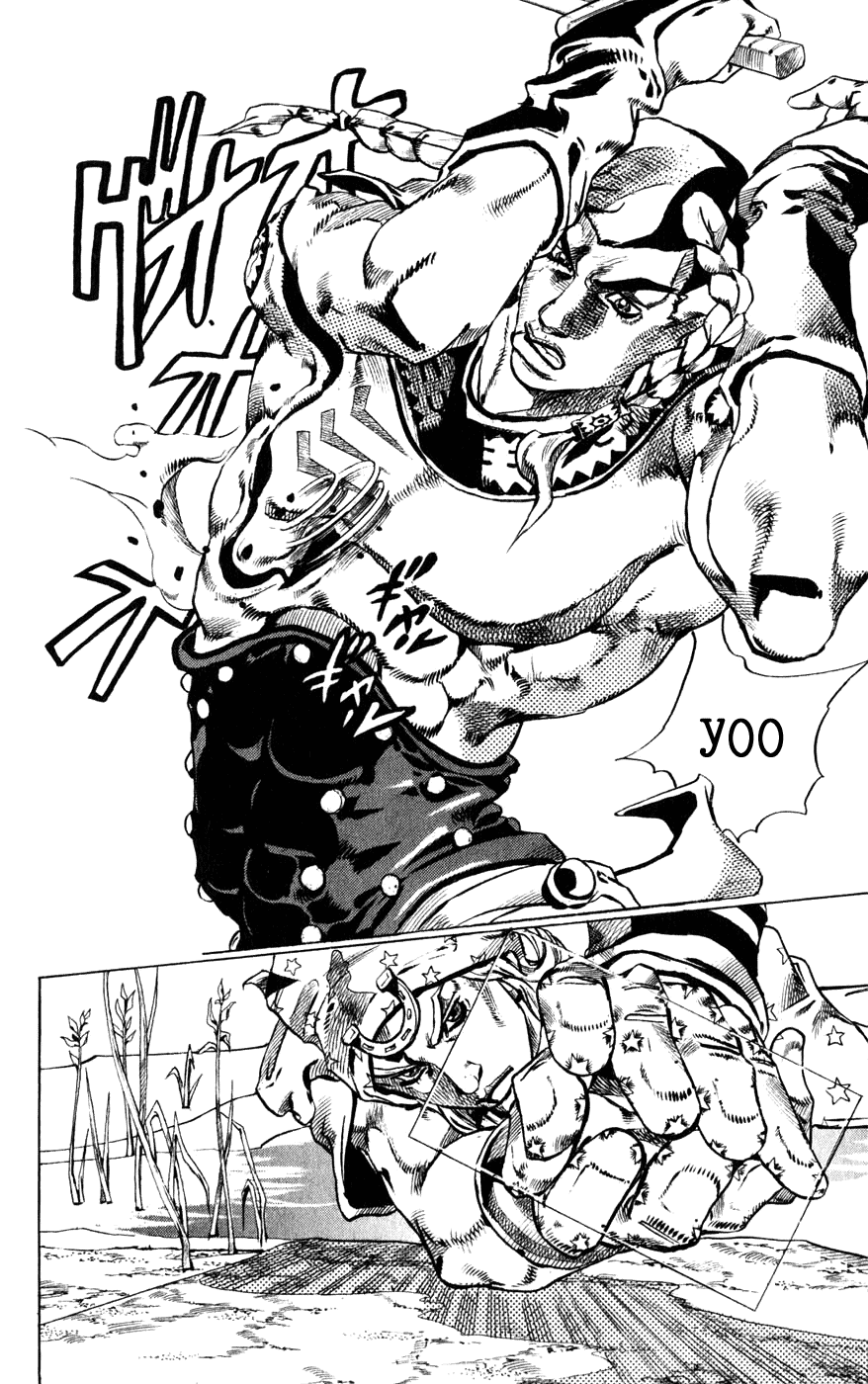 Манга Невероятные Приключения ДжоДжо Часть 7: Steel Ball Run - Глава 44 Страница 32