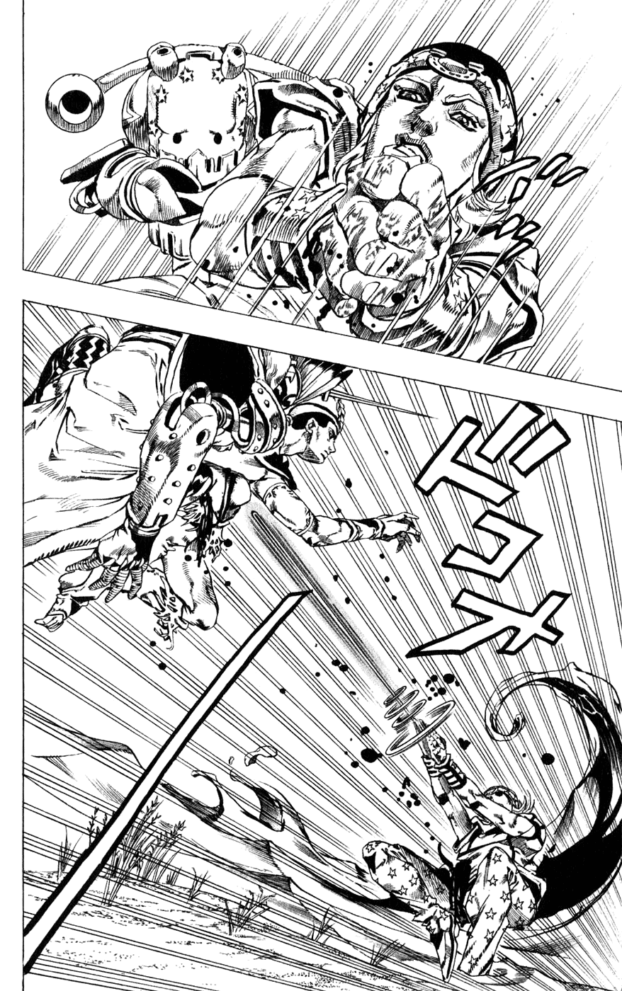 Манга Невероятные Приключения ДжоДжо Часть 7: Steel Ball Run - Глава 44 Страница 24