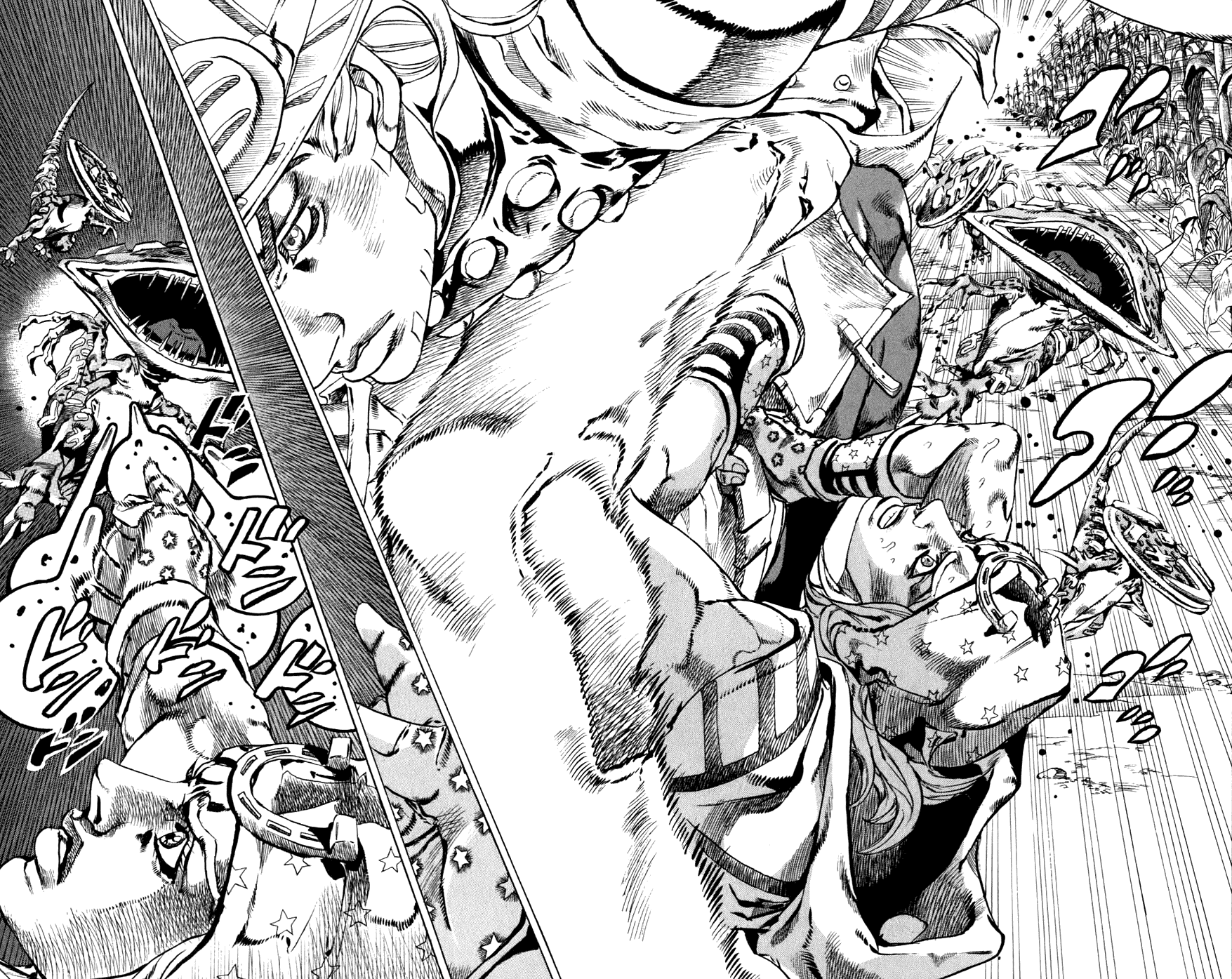 Манга Невероятные Приключения ДжоДжо Часть 7: Steel Ball Run - Глава 42 Страница 29