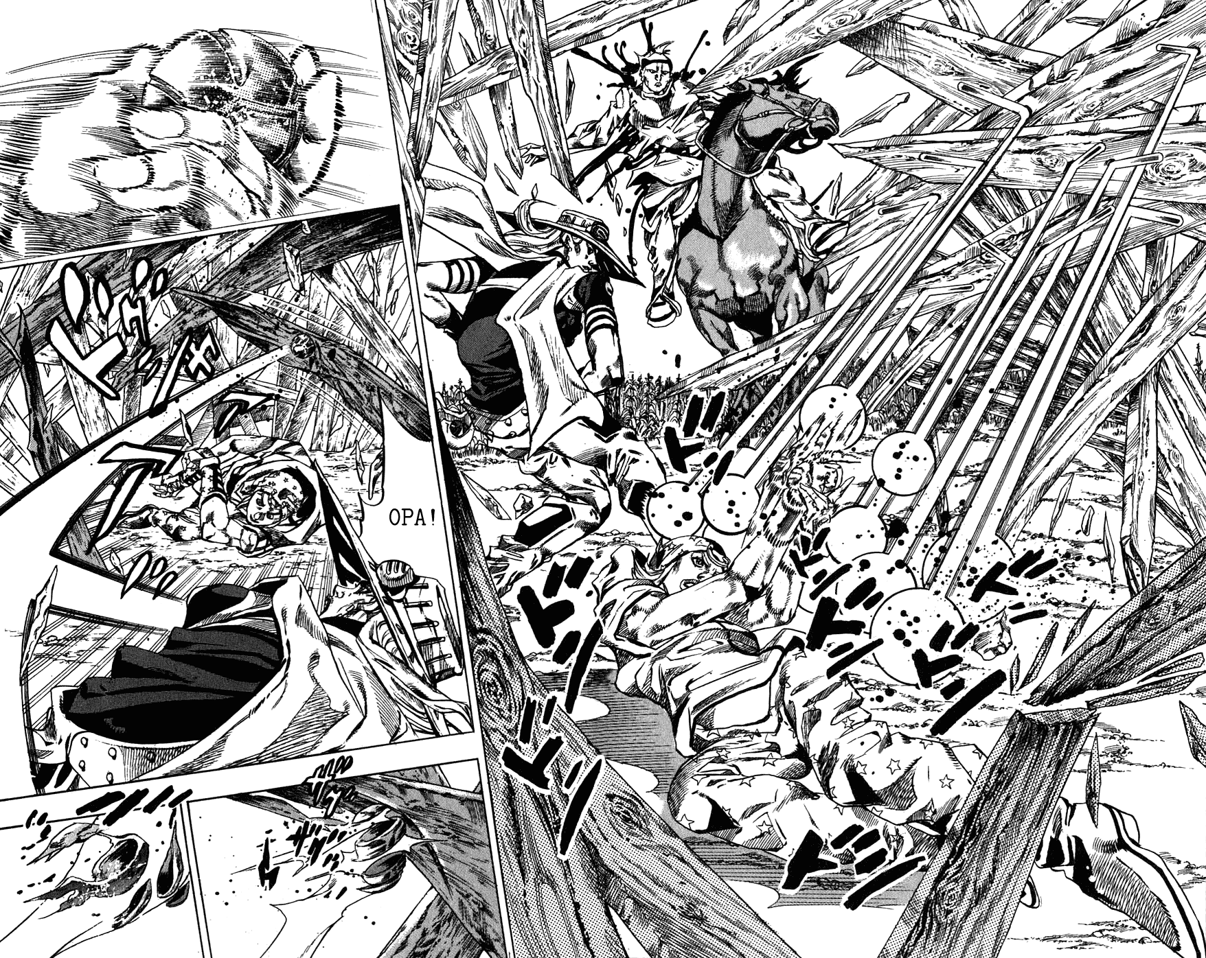 Манга Невероятные Приключения ДжоДжо Часть 7: Steel Ball Run - Глава 41 Страница 28