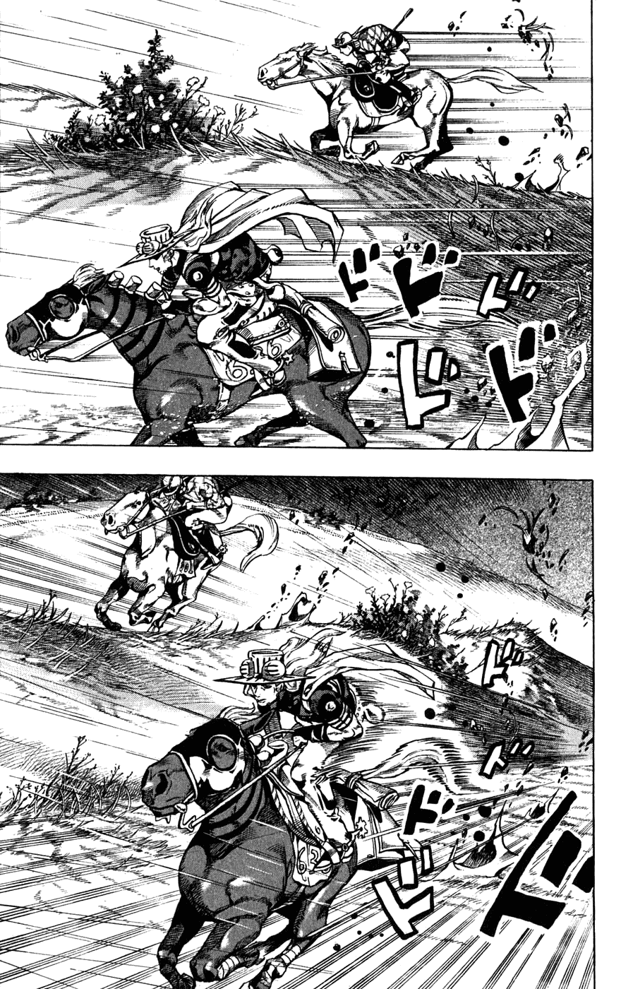 Манга Невероятные Приключения ДжоДжо Часть 7: Steel Ball Run - Глава 38 Страница 35